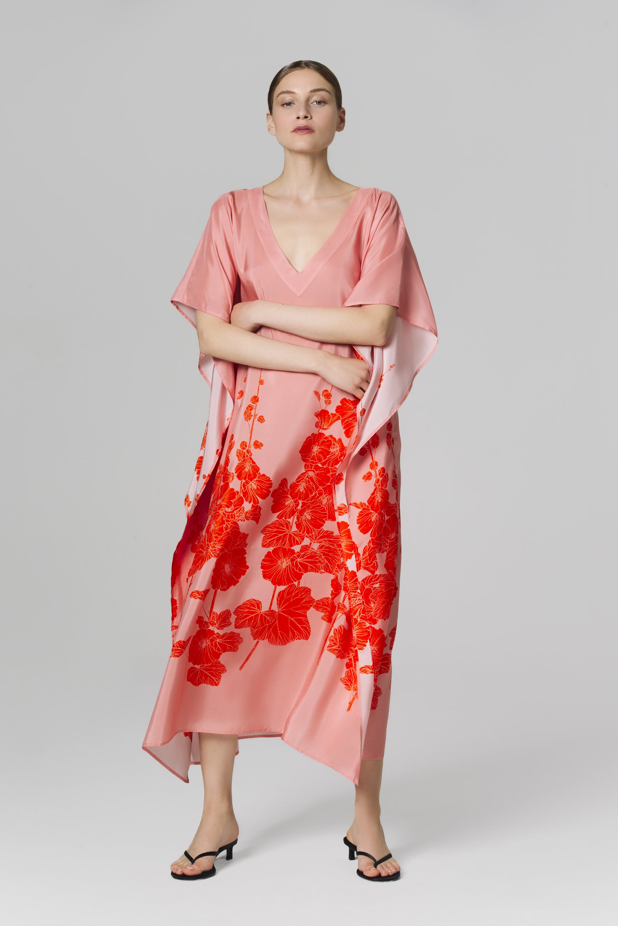 Frida Hollyhocks Pink