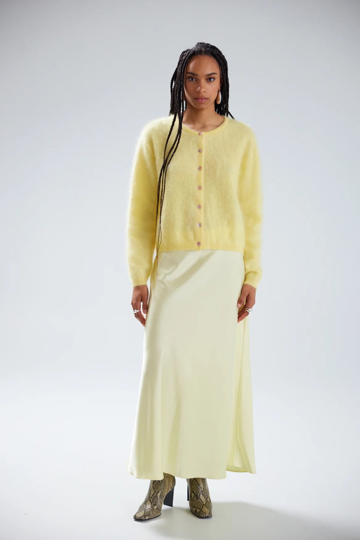 Brushed chelsea cardigan