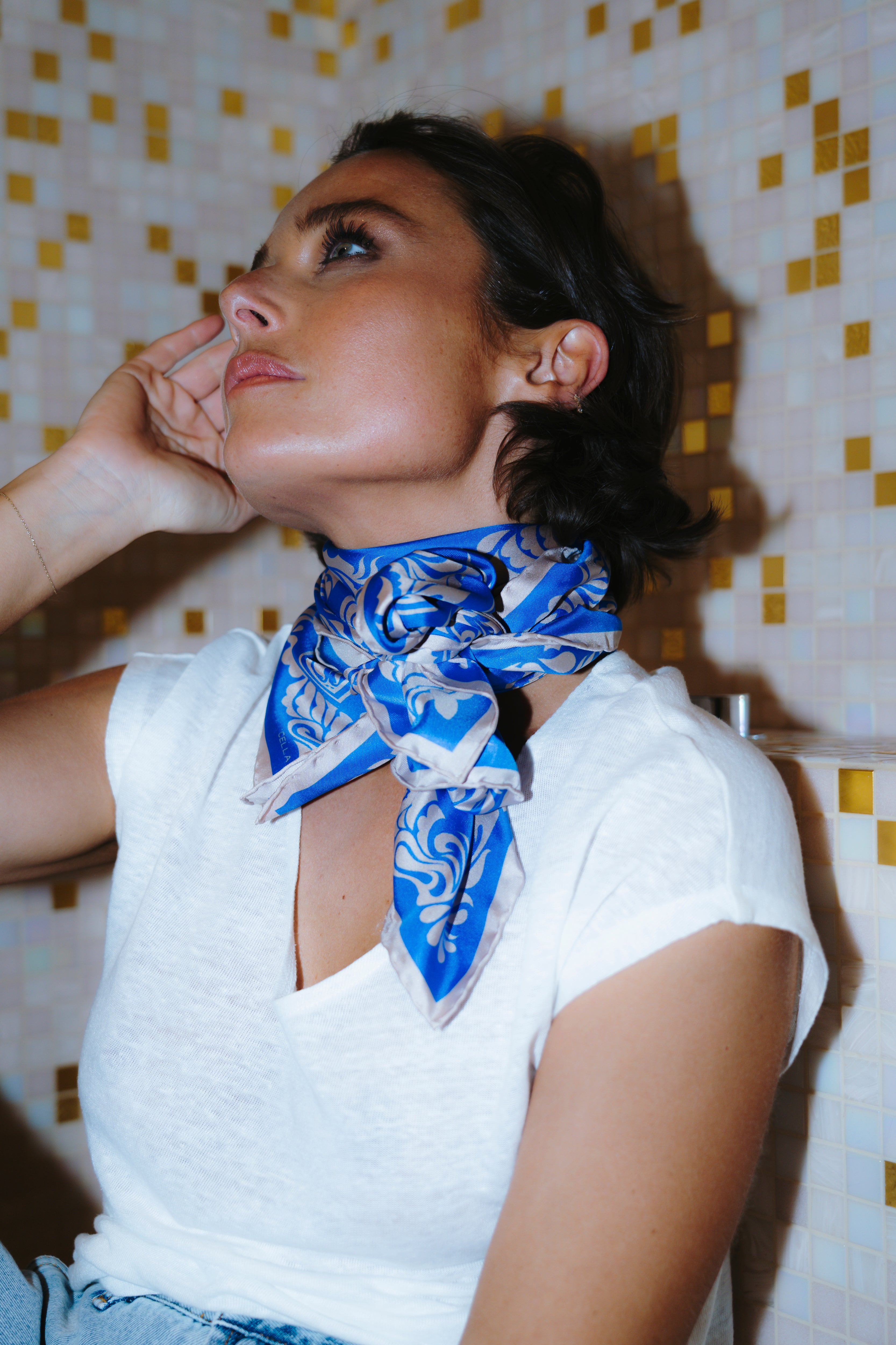 Estelle Scarf Blue