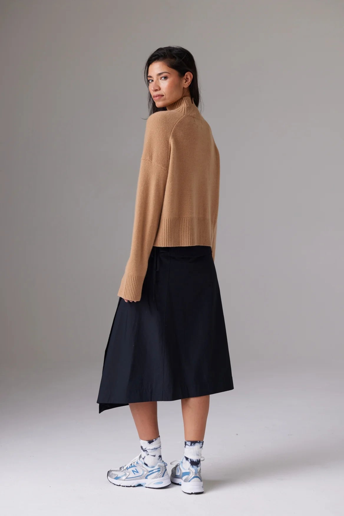 Chunky Carmen funnel neck